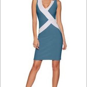 BP Beyond Travel Asymmetrical ColorBlock Sheath